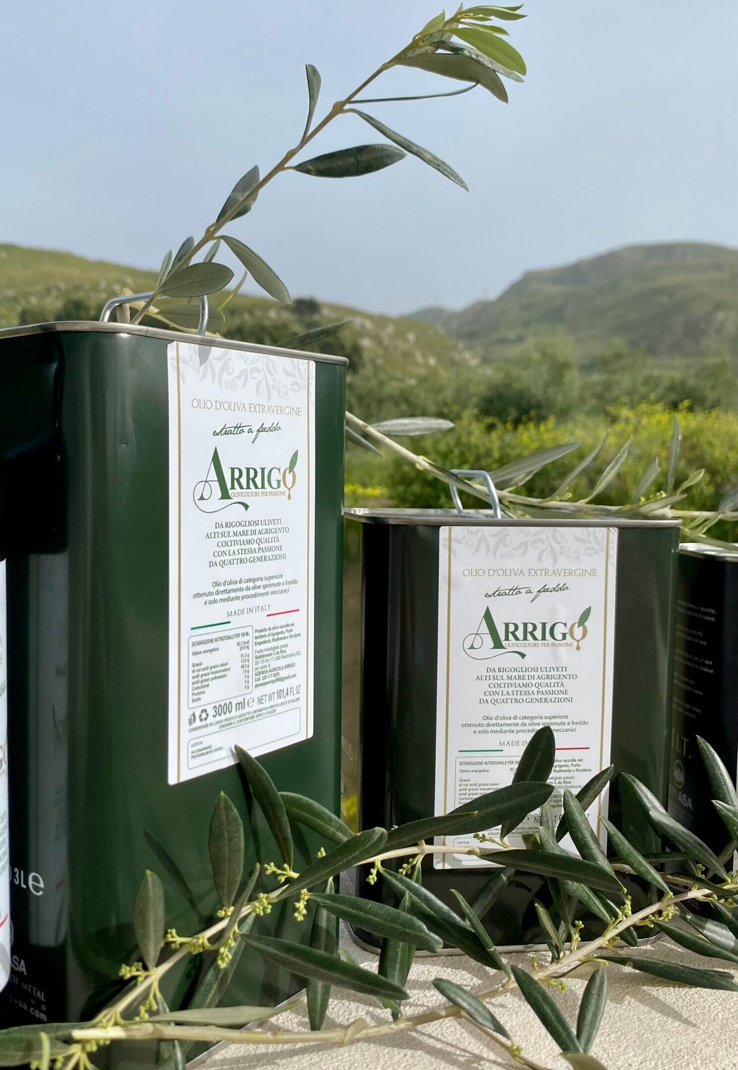 Olio Extra Vergine di Oliva in latta